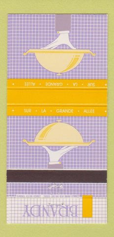 Matchbook Cover - Brandy Restaurant Quebec QC 30 Strike