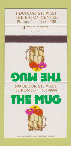 Matchbook Cover - The Mug Toronto ON 30 Strike