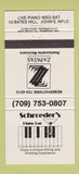 Matchbook Cover - Zapatas Mexican St John's NF 30 Strike