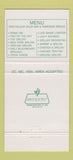 Matchbook Cover - Dakota Restaurant Pittsfield Lenox MA 30 Strike