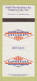 Matchbook Cover - LaFontana Italian Restaurant Niagara Falls ON 30 Strike