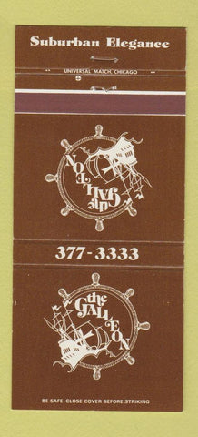 Matchbook Cover - The Galleon Restaurant St Charles IL 30 Strike
