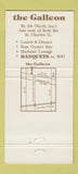 Matchbook Cover - The Galleon Restaurant St Charles IL 30 Strike
