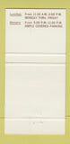 Matchbook Cover - Garcia's Mexican Food Victoria BC 30 Strike