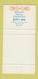 Matchbook Cover - Cafe Galleria Toronto ON Teller's Cage 30 Strike