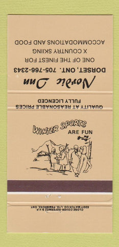 Matchbook Cover - Nordic Inn Dorset ON 30 Strike