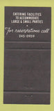 Matchbook Cover - Brass Rail Seafood Steak New York City 30 Strike