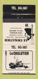Matchbook Cover - Le Chalutier Restaurant Montreal QC 30 Strike