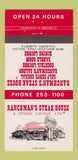Matchbook Cover - Ranchman's Steak House Calgary AB 30 Strike
