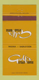 Matchbook Cover - Golf's Steak House Regina Saskatoon SK 30 Strike