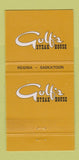 Matchbook Cover - Golf's Steak House Regina Saskatoon SK 30 Strike