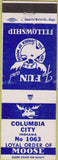 Matchbook Cover - Matchbook Cover Moose Lodge Columbia City IN
