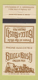Matchbook Cover - Bull Rush Pub Mississauga ON 30 Strike
