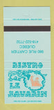 Matchbook Cover - Le Savarin Bistro Quebec QC 30 Strike