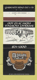Matchbook Cover - McIntosh's Galbraith  30 Strike