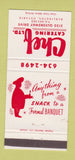 Matchbook Cover - Chef Catering Burlington ON 30 Strike
