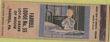 Matchbook Cover - Matchbook Cover Moose Lodge Farrell PA WORN