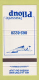 Matchbook Cover - Brasserie Piloup Riviere Du Loup QC 30 Strike