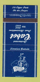 Matchbook Cover - Restaurant Cabot QC 30 Strike