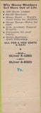 Matchbook Cover - Matchbook Cover Moose Lodge New Castle PA