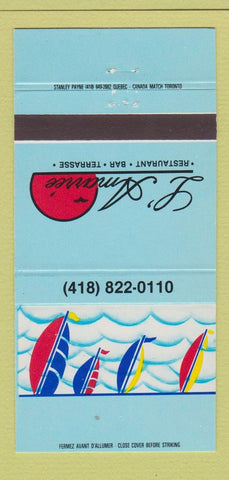 Matchbook Cover - L Amarree Restaurnt 30 Strike