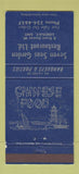 Matchbook Cover - Seven Seas Garden Restaurant Lindsay ON Chinese 30 Strike