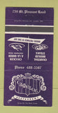 Matchbook Cover - Camelot Restaurant  30 Strike