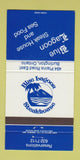 Matchbook Cover - Blue Lagoon Steak House Burlington ON 30 Strike