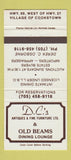 Matchbook Cover - DC's Antiques Furniture Cookstown ON 30 Strike