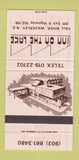 Matchbook Cover - Inn on the Lake Waverley NS 30 Strike