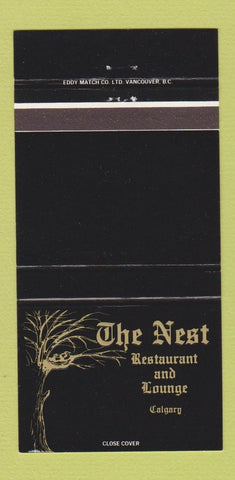 Matchbook Cover - The Nest Restaurant Calgary AB 30 Strike