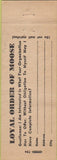 Matchbook Cover - Matchbook Cover Moose Lodge Lima OH