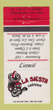 Matchbook Cover - La Siesta Creperie Quebec QC 30 Strike