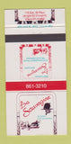Matchbook Cover - La Sauvagine Restaurant Montreal QC 30 Strike