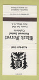Matchbook Cover - Black Forest Restaurant New Minas NS 30 Strike