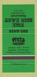Matchbook Cover - Mid East Restaurant Truro NS pizza 30 Strike