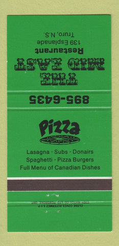 Matchbook Cover - Mid East Restaurant Truro NS pizza 30 Strike