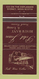 Matchbook Cover - Tull Wine Cellar Petit Jean Restaurant Sydney NS 30 Strike