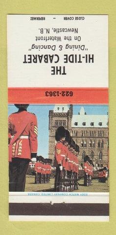 Matchbook Cover - The Hi Tide Cabaret Newcastle NB 30 Strike