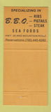Matchbook Cover - Gateway Tavern Collingwood ON 30 Strike