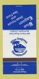 Matchbook Cover - Blue Lagoon Steak House Burlington ON 30 Strike