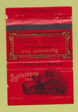 Matchbook Cover - Sycamore Inn Cucamonga CA WORN 40 Strike