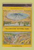 Matchbook Cover - Yellowstone National Park Morning Glory Pool WORN 40 Strike