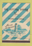 Matchbook Cover - Rouge Valley Inn Canada WORN 40 Strike