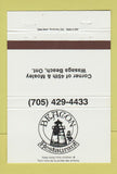 Matchbook Cover - Beacon Restaurant Wasaga Beach ON 40 Strike