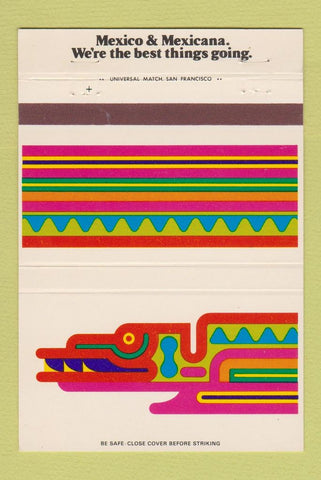 Matchbook Cover - Mexico Tourism 40 Strike