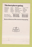 Matchbook Cover - Mexico Tourism 40 Strike