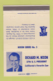 Matchbook Cover - Richard Nixon President RMS Liberty Bell 40 Strike