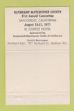 Matchbook Cover - Richard Nixon President RMS Liberty Bell 40 Strike