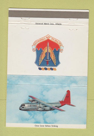 Matchbook Cover - Tactical Air Command  US Air Force Lockheed GA 40 Strike